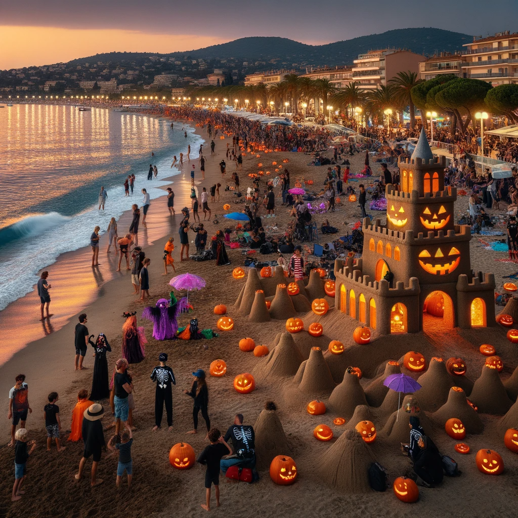 Halloween plage